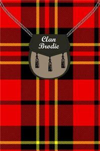 Clan Brodie Tartan Journal/Notebook