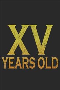 15 Years Old