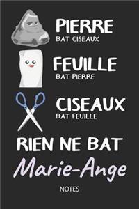 Rien ne bat Marie-Ange - Notes