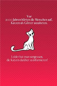 Vor 2000 Jahren hörte der Mensch auf, Katzen als Götter anzubeten.