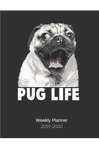 Pug Life Weekly Planner 2019-2020