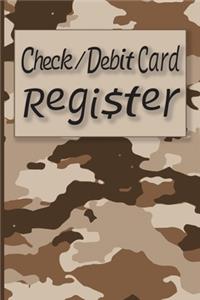 Check / Debit Card Register
