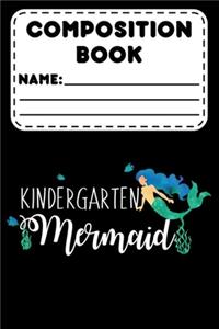Composition Book Kindergarten Mermaid