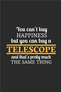 You Can't Buy Happiness But You Can Buy a Telescope and That's Pretty Much the Same Thing