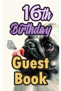 16th Birthday Guest Book