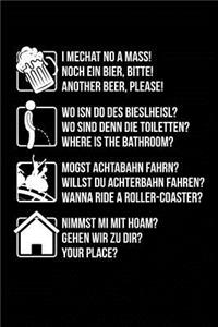 Wiesn Bayerisch Deutsch Englisch Bild