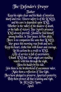 The Defender's Prayer For Him Sailor Journal