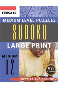 Sudoku Medium Level Puzzles Large Print