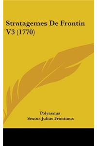Stratagemes De Frontin V3 (1770)