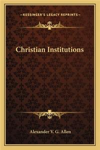 Christian Institutions