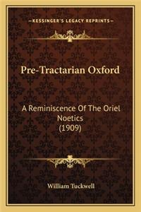 Pre-Tractarian Oxford
