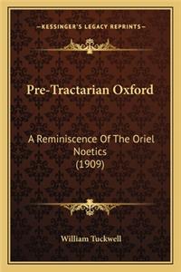 Pre-Tractarian Oxford