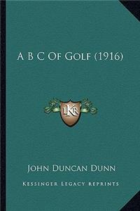 A B C of Golf (1916)