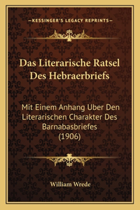 Literarische Ratsel Des Hebraerbriefs