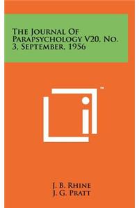 The Journal of Parapsychology V20, No. 3, September, 1956
