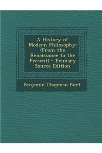 History of Modern Philosophy
