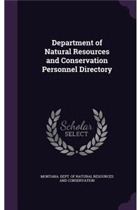Department of Natural Resources and Conservation Personnel Directory