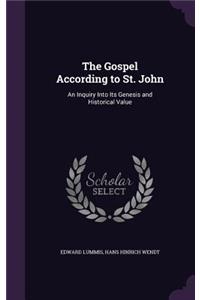 The Gospel According to St. John