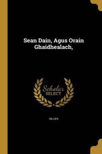Sean Dain, Agus Orain Ghaidhealach,
