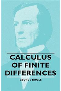 Calculus of Finite Differences