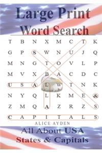 Large Print Word Search