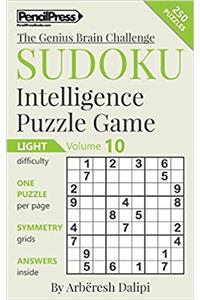 Sudoku Puzzle Books Volume 10. Light. Sudoku Intelligence Puzzle Game