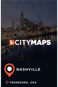 City Maps Nashville Tennessee, USA