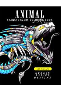 Animal Transformers coloring book