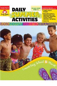 Daily Summer Activities, Moving from Pre-K-K