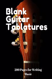 Blank Guitar Tablatures