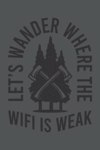 Let's Wander Where The Wifi Is Weak