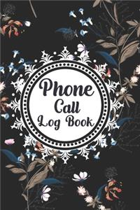 Phone Call Log Book