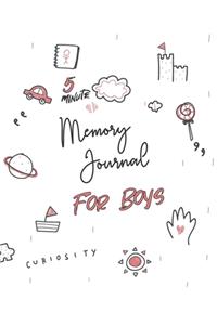 5 Minute Memory Journal for Boys
