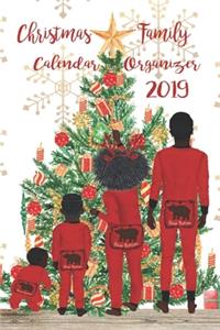 Christmas Family Calendar Organizer 2019