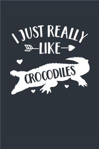 I Just Really Like Crocodiles Notebook - Crocodile Gift for Crocodile Lovers - Crocodile Journal - Crocodile Diary