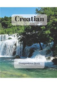 Croatian Composition Book