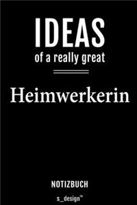 Notizbuch für Heimwerker / Heimwerkerin