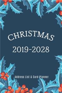 Christmas Address List and Card Planner