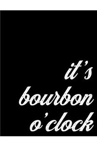 2020 Weekly and Monthly Planner Gift for Bourbon Whiskey Lovers - It's Whiskey O'Clock