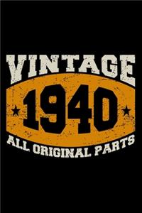Vintage 1940 All Original Parts