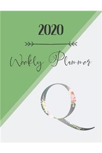 2020 Weekly Planner Q