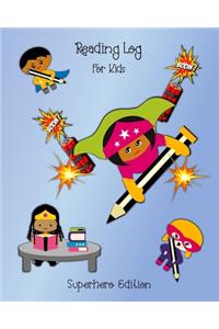 Reading Log For Kids