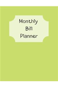 Monthly Bill Planner