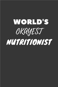 World's Okayest Nutritionist Notebook