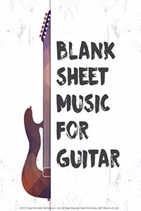 Blank Sheet Music For Guitar