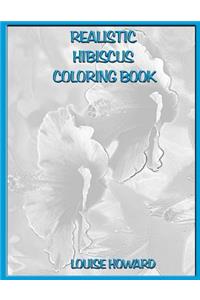 Realistic Hibiscus Coloring Book