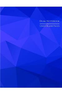 Dual Notebook Lined/Blank Pages