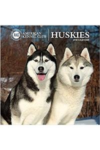 Huskies American Kennel Club 2018 Wall Calendar