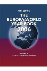 The Europa World Year Book 2006 Voume 2