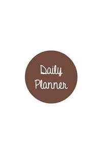 Daily Planner Brown: Planner 7 X 10, Planner Yearly, Planner Notebook, Planner 365, Planner Daily, Daily Planner Journal, Planner No Dates, Planner Non Dated, Planner Book, Daily Planner Undated